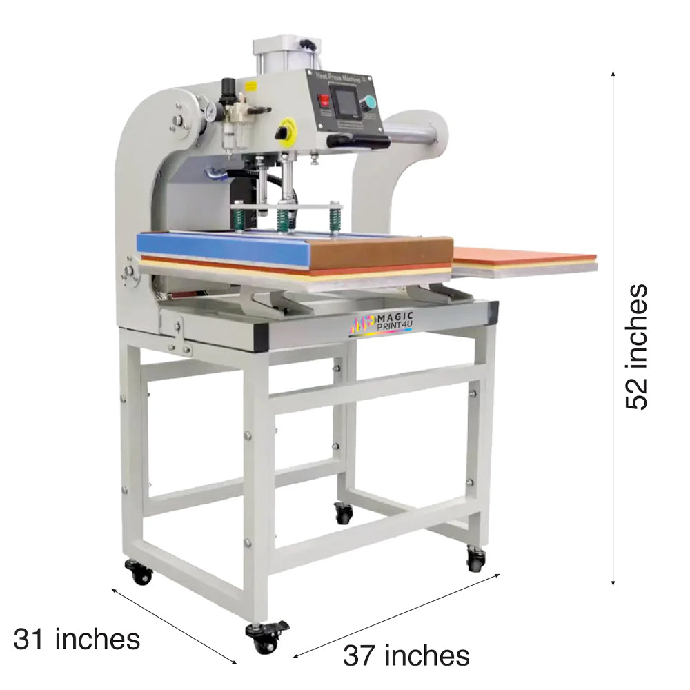 Pneumatic Dual Head Iron Heat Press - MagicPrint4U