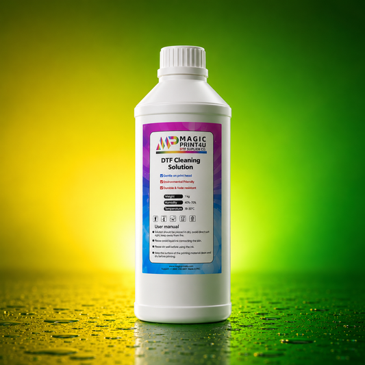 DTF Cleaning Solution Printhead Maintenance, Nozzle Care & White Ink System Support