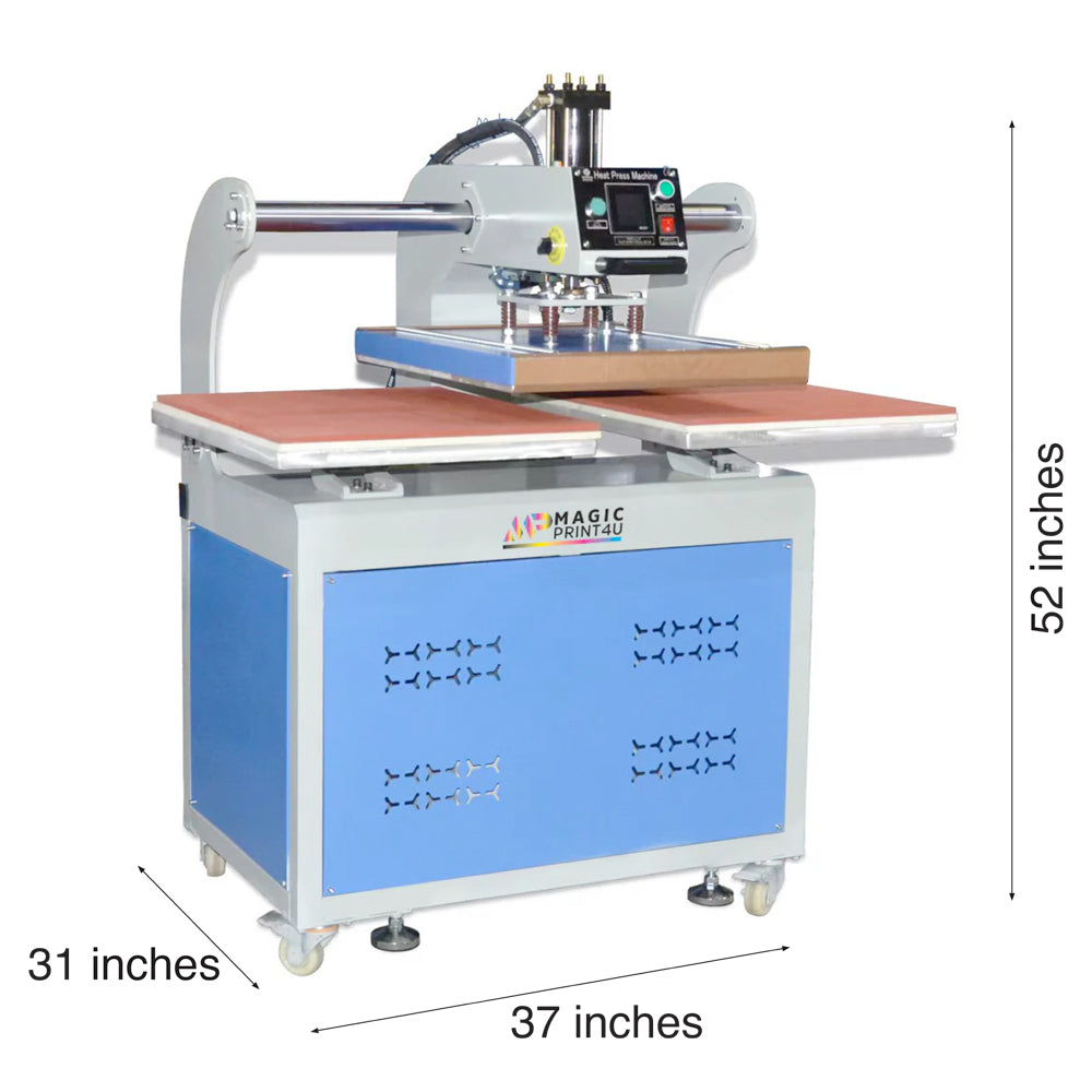 Hydraulic Dual Head Iron Heat Press - MagicPrint4U