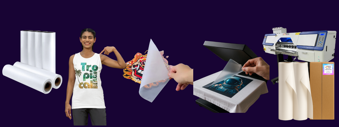 DTF Film Roll Hot Peel | Professional Heat-Resistant Film for Fast, High-Quality Transfers – Magic Print 4U