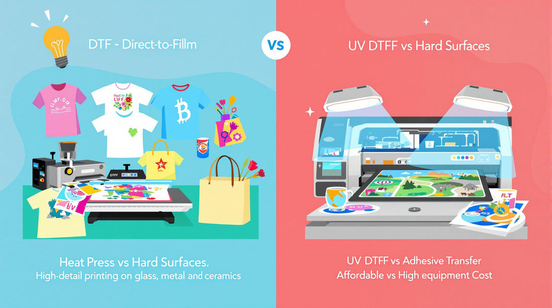 DTF vs UV DTF: Which do you need?