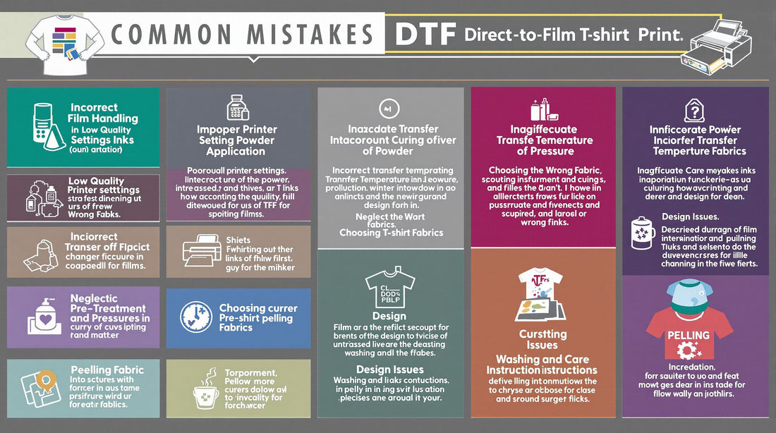 What Are Common DTF Transfer T-shirts Mistakes?