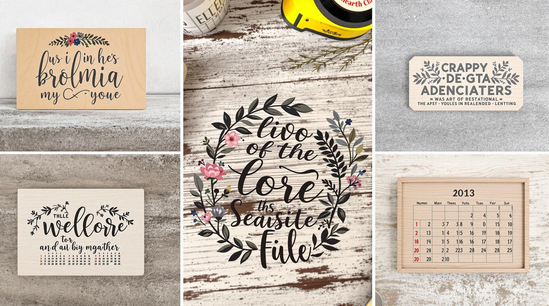 Start a Wood Decorative items, Calendars, and Wooden Boxes Business at Home With a UV DTF Printer!