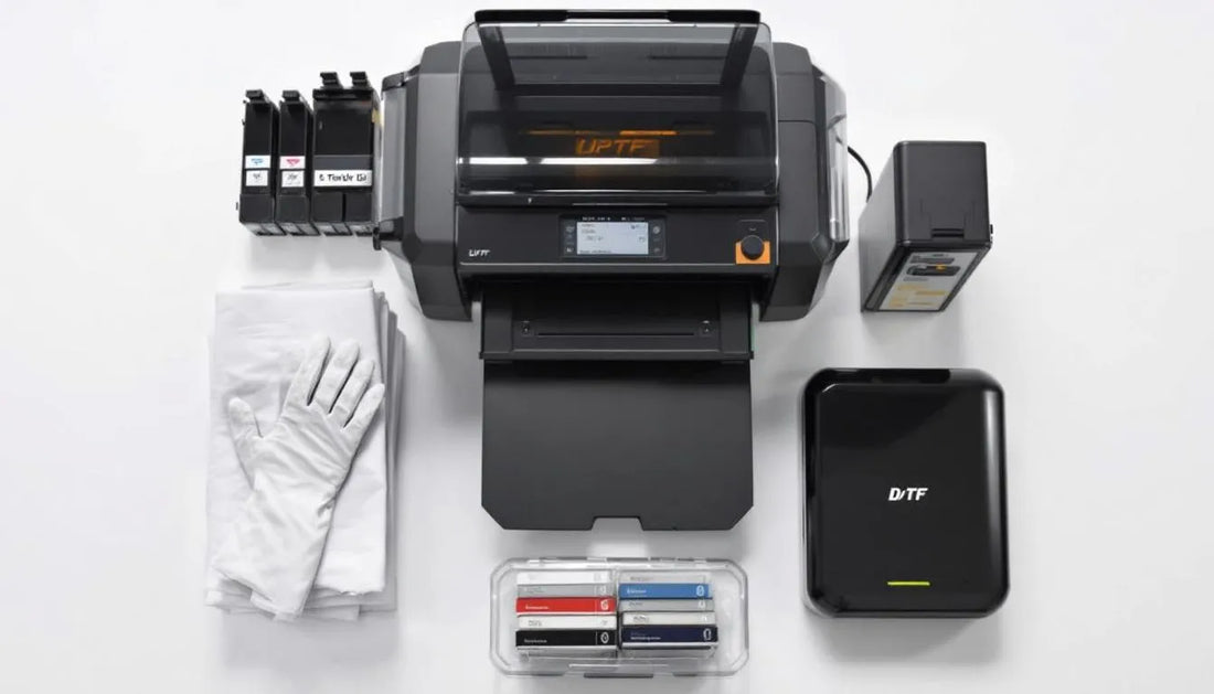 UV DTF Supplies Starter Kit: Inks, Varnish, A/B Film, and Finishing Tools