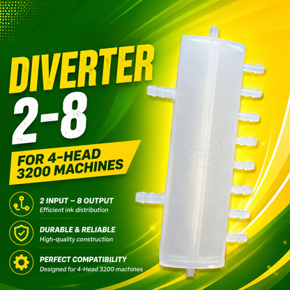 DTF Ink Diverter 2-8 Manifold for 4-Head 3200 Printers