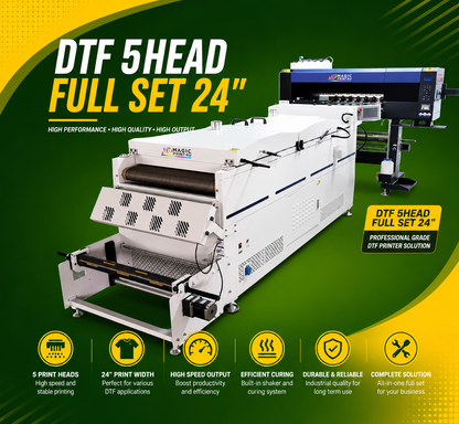 DTF 5HEAD FULL SET 24"