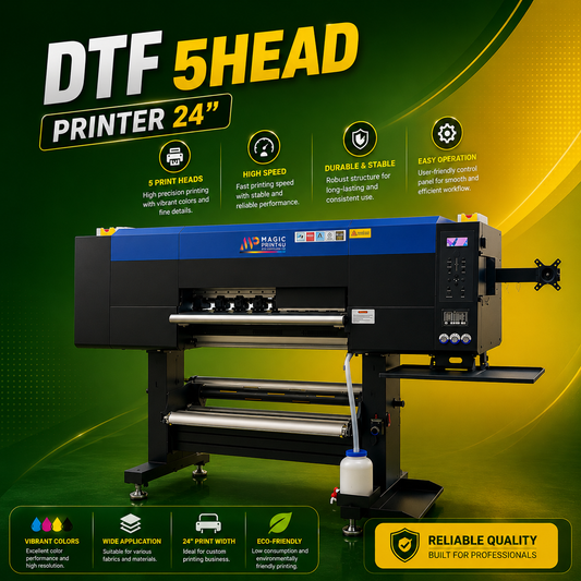 DTF 5HEAD PRINTER 24"