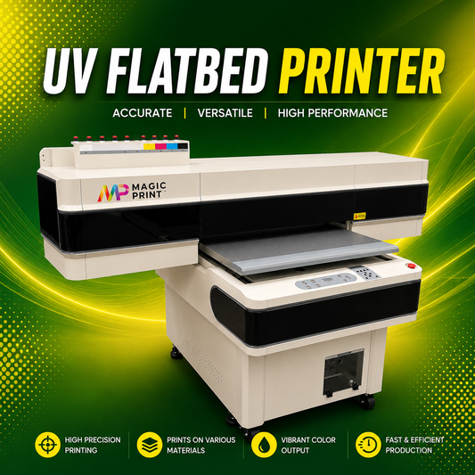 UV Flatbed Printer 24" × 36  Industrial Digital UV Printer for Acrylic, Wood, Glass, Metal & Plastic