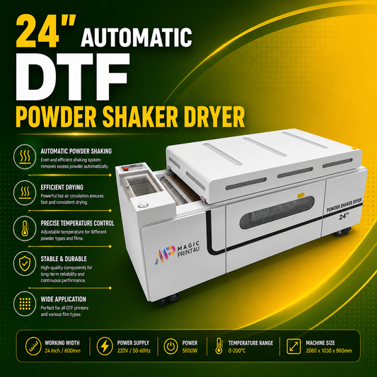 Automatic DTF Powder Shaker Dryer Machine Auto Powder Recycling Conveyor Oven