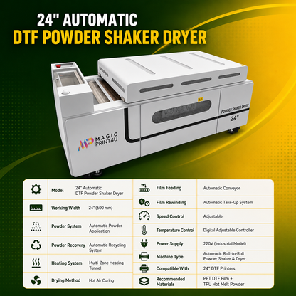DTF Powder Shaker Dryer Machine MagicPrint4U