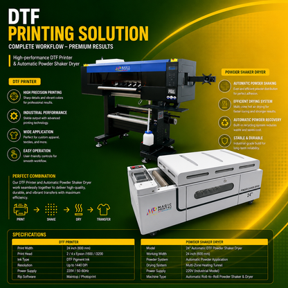 DTF Powder Shaker Dryer Machine MagicPrint4U