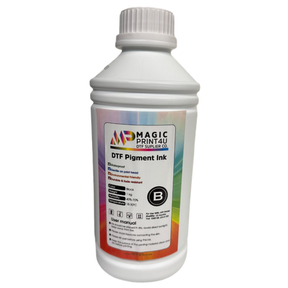 DTF Pigment Ink Black – High-Quality Ink for Vibrant DTF Prints