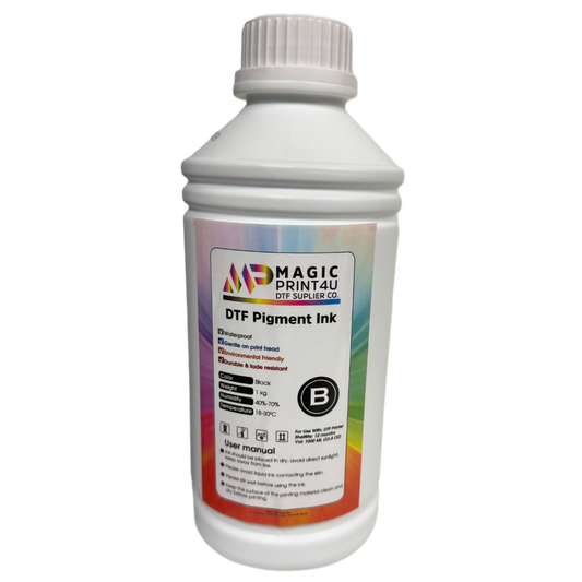 DTF Pigment Ink Black – High-Quality Ink for Vibrant DTF Prints