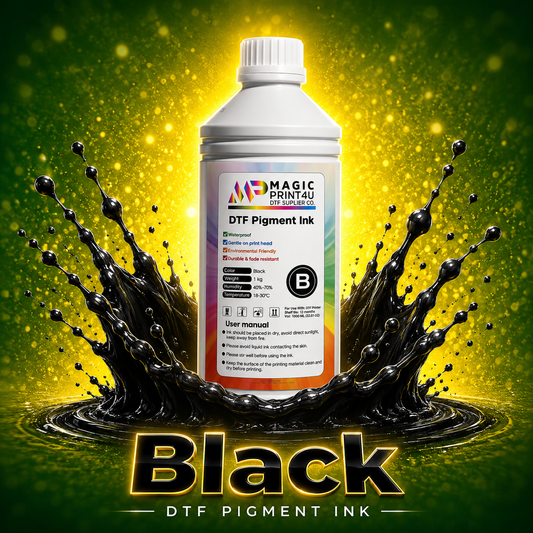 DTF Pigment Ink Black – High-Quality Ink for Vibrant DTF Prints