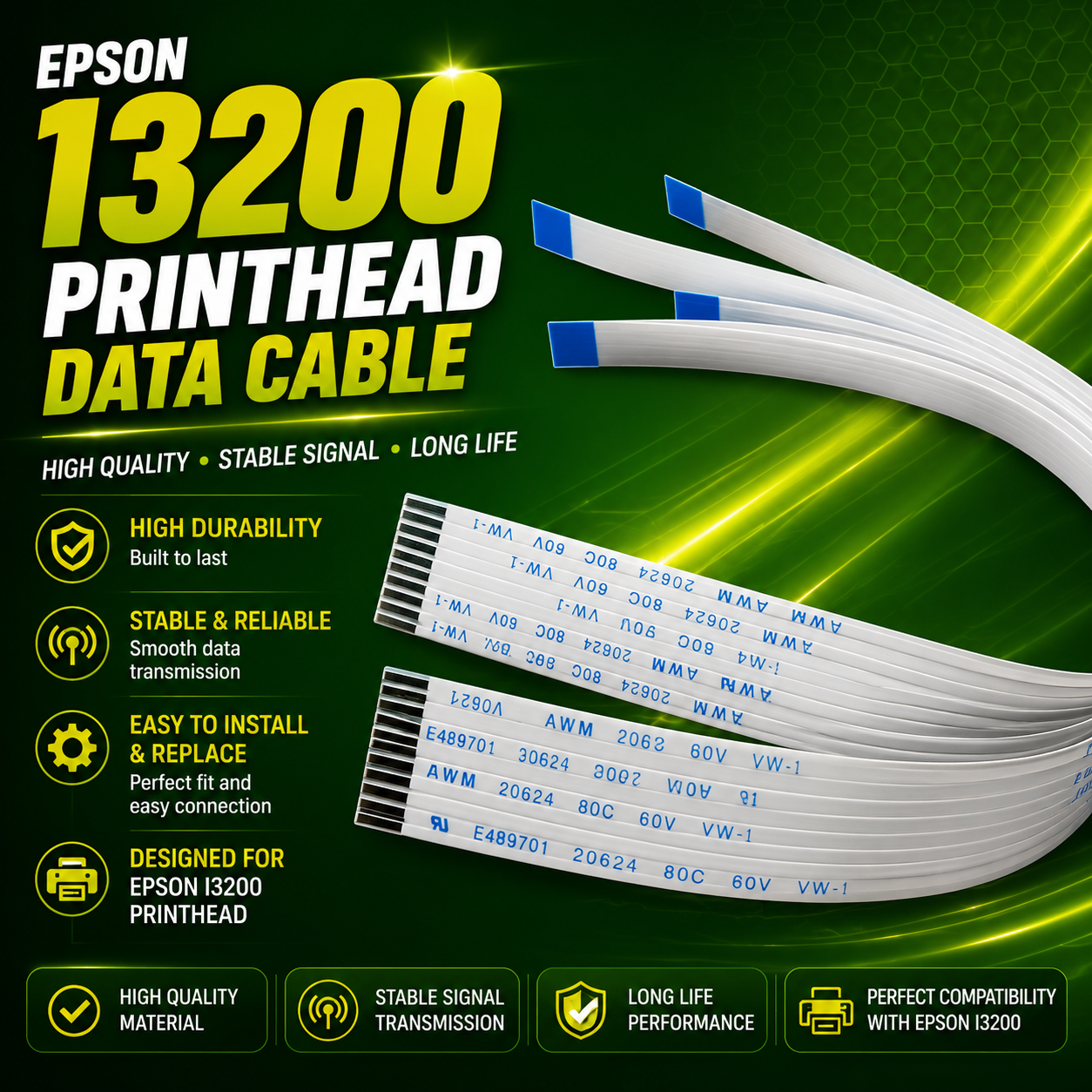 EPSON I 3200 PRINTHEAD DATA CABLE