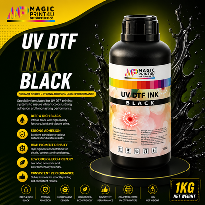 UV DTF CMYK& White Ink , Vibrant & Smooth  Kingdom DTF