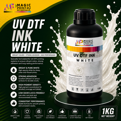 UV DTF CMYK& White Ink , Vibrant & Smooth  Kingdom DTF